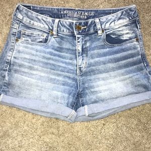 American Eagle Midi Jean Shorts